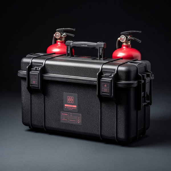 Material de seguridad certificado — Circo del Fuego