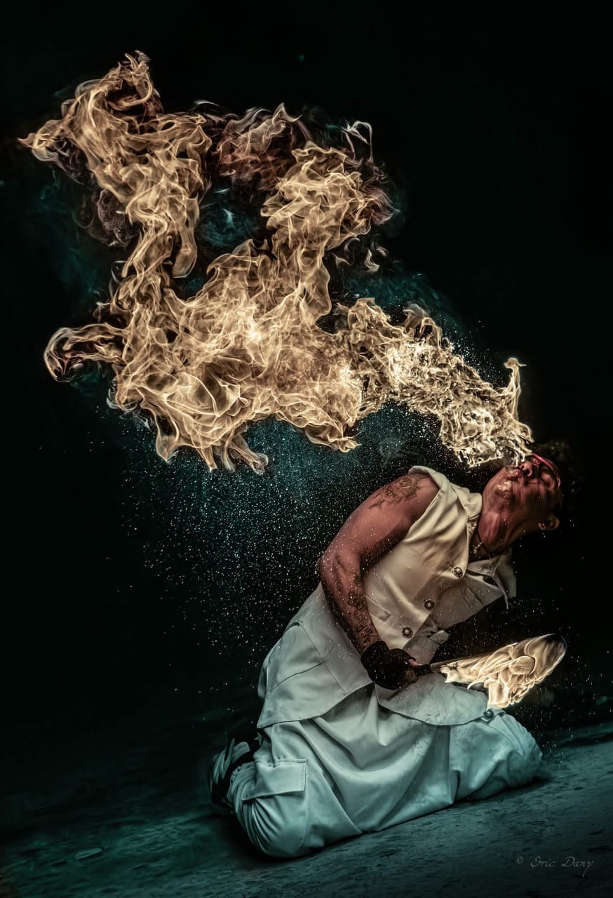 Acto con Fuego — Circo del Fuego, Danny Pérez